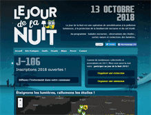 Tablet Screenshot of jourdelanuit.fr